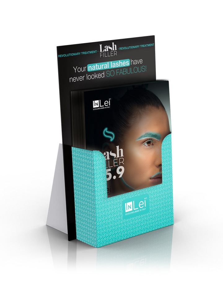 ESPOSITORE CON 50 VOLANTINI PUBBLICITARI | Lash Filler