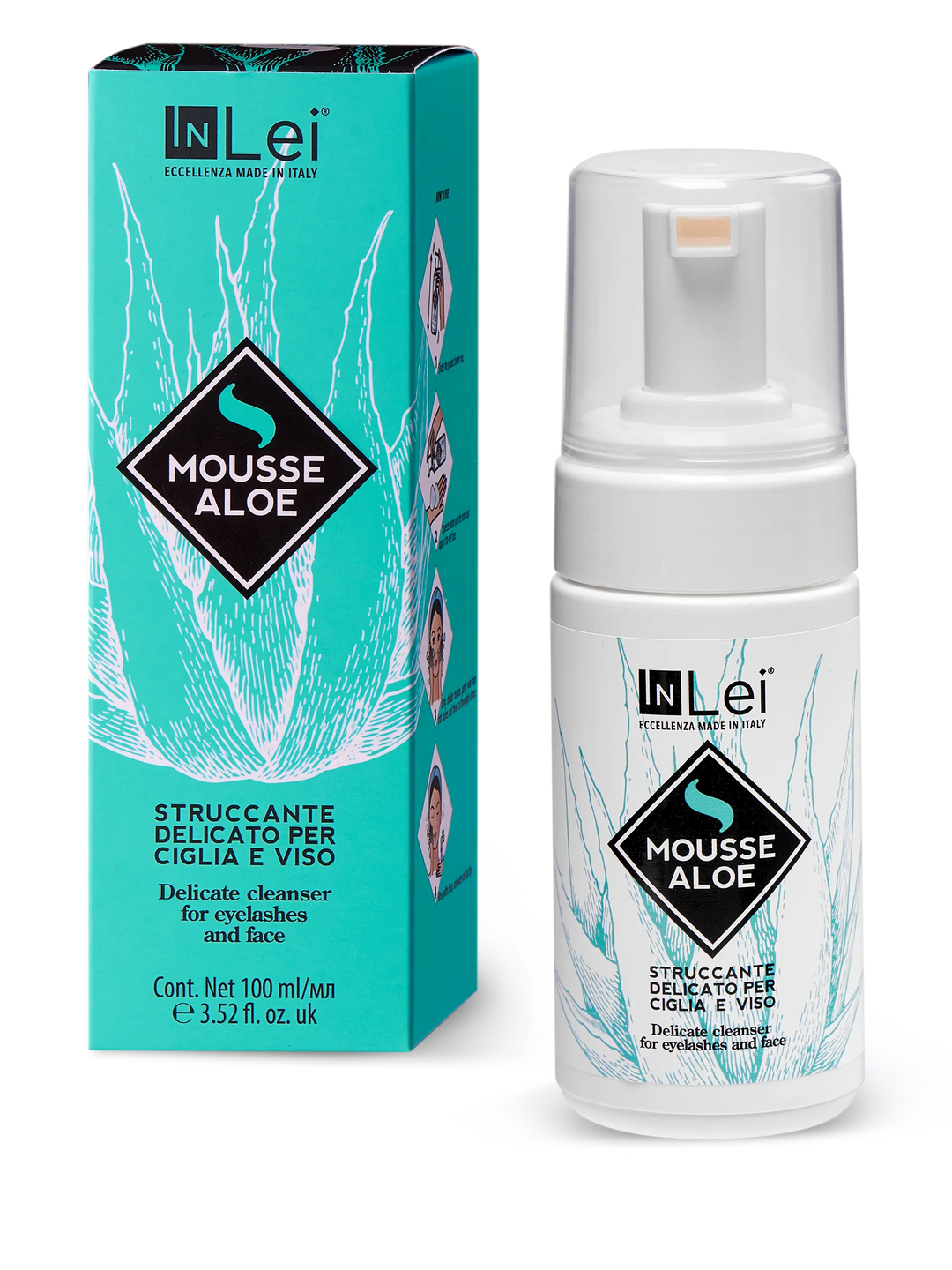 ALOE MOUSSE | delicate make-up remover for eyelashes and face 100ml