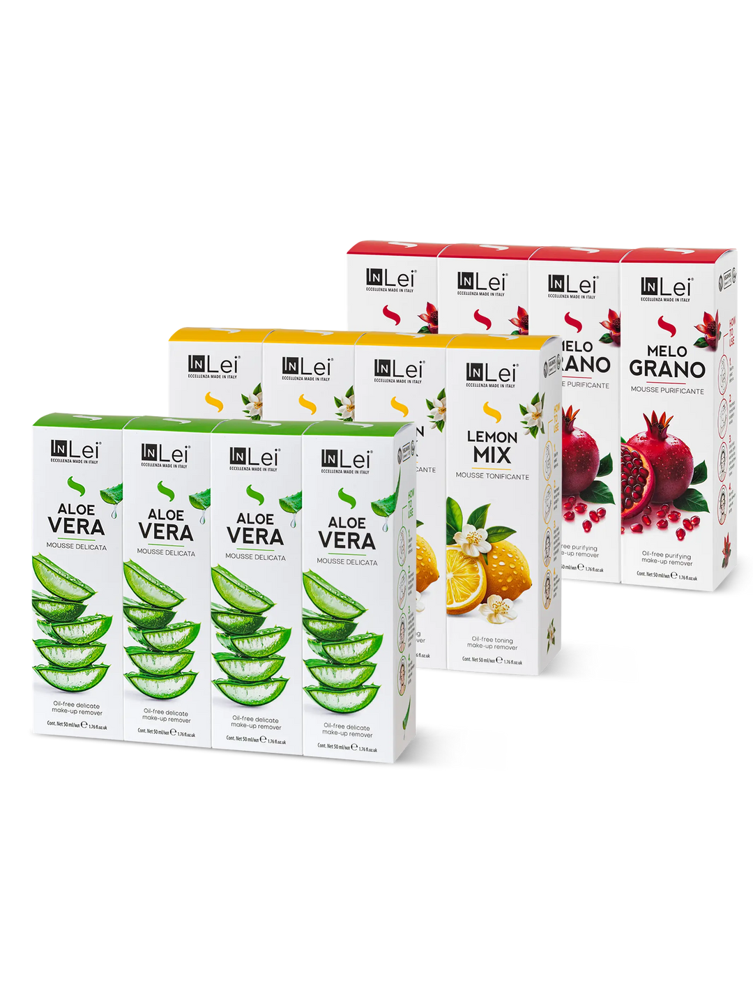 ESPOSITORE COCKTAIL SET TRAVEL SIZE | mix struccanti per ciglia, sopracciglia e viso 50ml