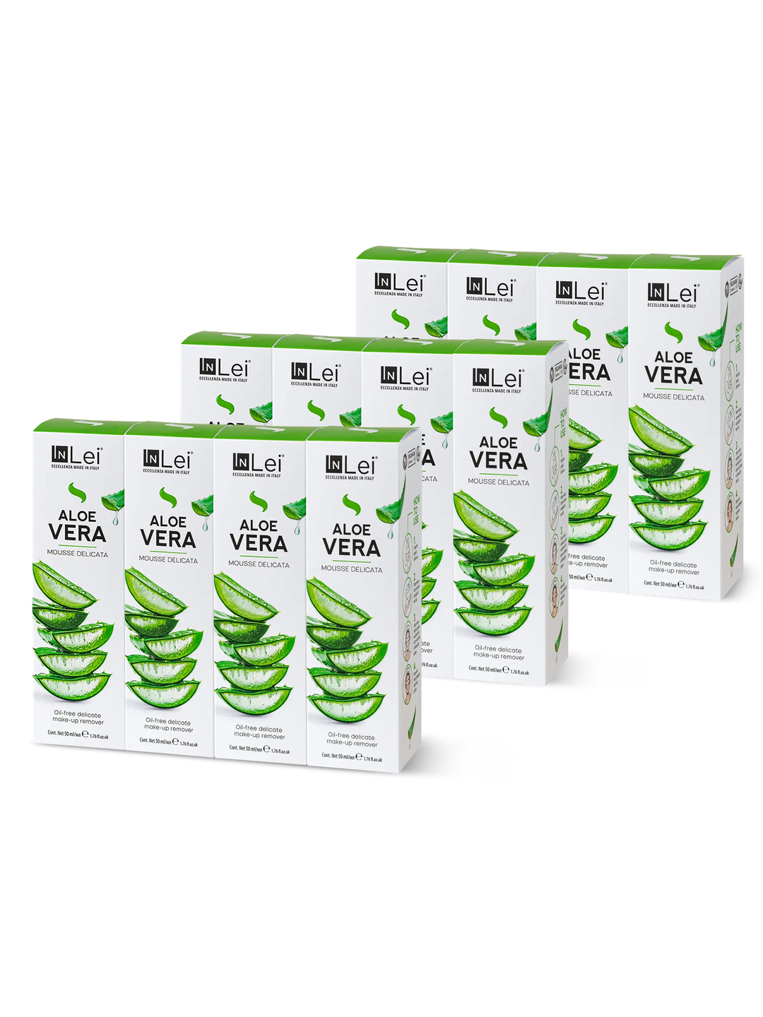 ESPOSITORE ALOE VERA TRAVEL SIZE | struccante delicato per ciglia, sopracciglia e viso 50 ml