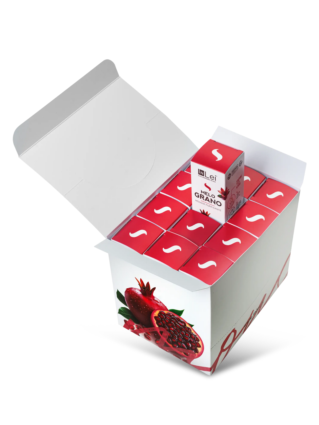 ESPOSITORE MOUSSE MELOGRANO TRAVEL SIZE | struccante purificante per ciglia, sopracciglia e viso 50ml