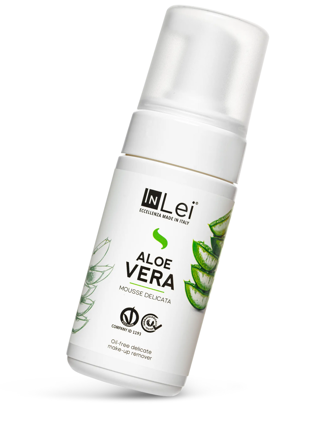 MOUSSE ALOE VERA | struccante delicato per ciglia, sopracciglia  e viso 100ml