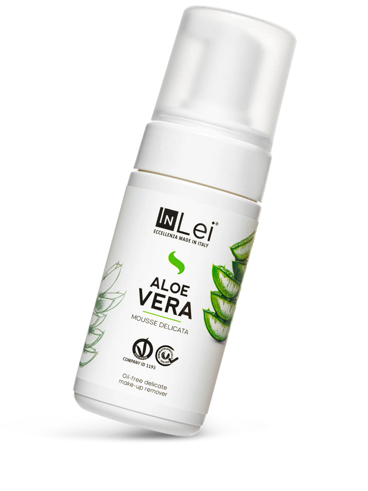 MOUSSE ALOE VERA | struccante delicato per ciglia, sopracciglia  e viso 100ml