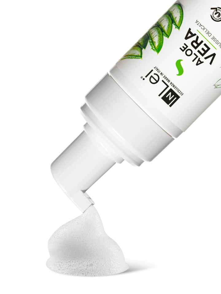 MOUSSE ALOE VERA | struccante delicato per ciglia, sopracciglia  e viso 100ml