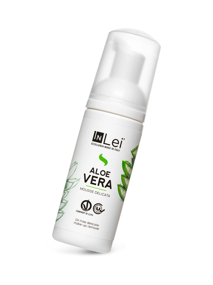 MOUSSE ALOE VERA TRAVEL SIZE | struccante delicato per ciglia, sopracciglia e viso 50ml