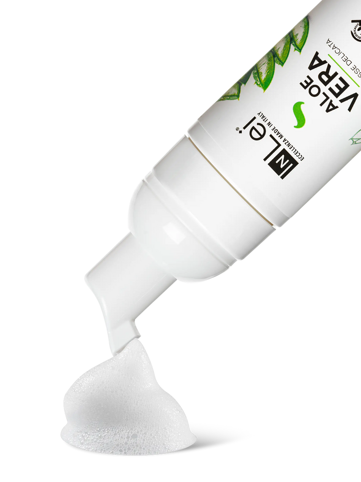 MOUSSE ALOE VERA TRAVEL SIZE | struccante delicato per ciglia, sopracciglia e viso 50ml