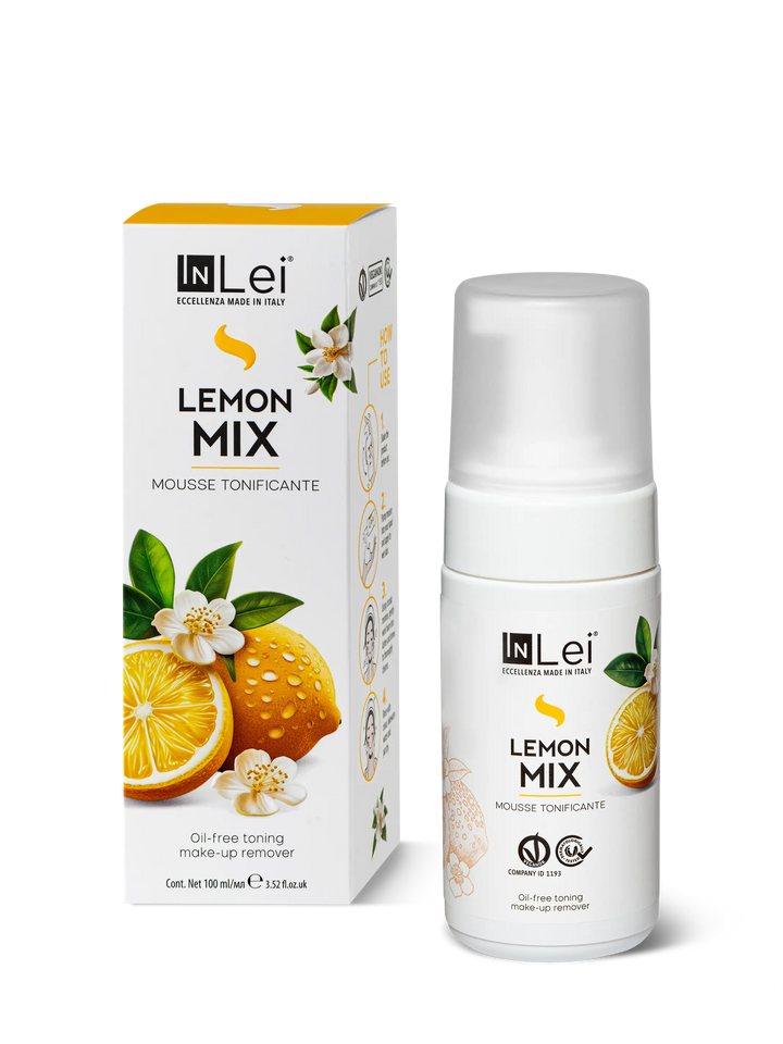 MOUSSE LEMON MIX | struccante tonificante per ciglia, sopracciglia e viso 100ml