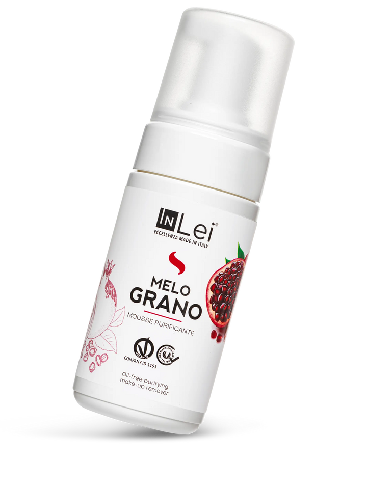 MOUSSE MELOGRANO | struccante purificante per ciglia, sopracciglia e viso 100ml