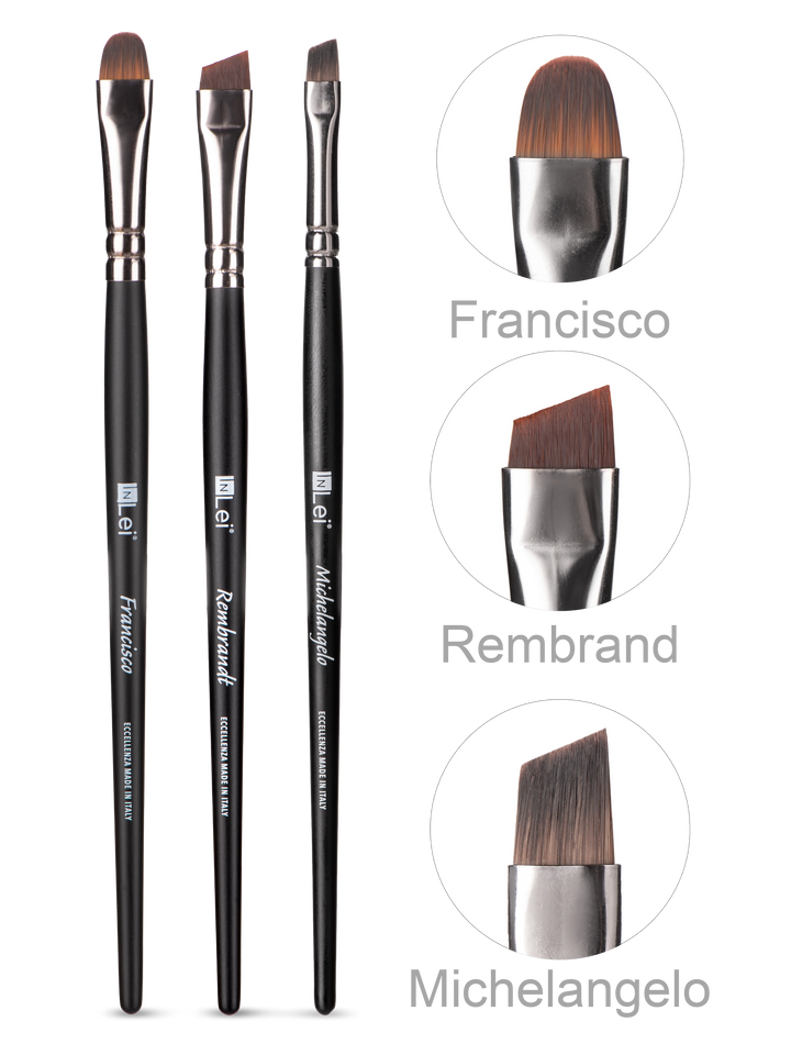 BROW COLLECTION | set di pennelli professionali per sopracciglia