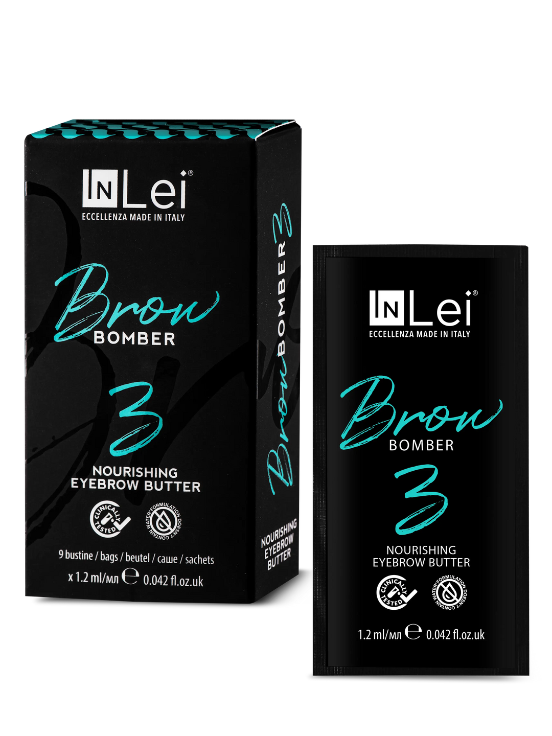 BROW BOMBER 3 SINGLE DOSE | nourishing eyebrow butter 9 x 1.2 ml