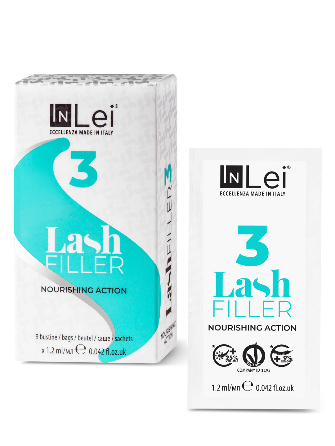 LASH FILLER 3 MONODOSE | nutriente vegan per ciglia 9 x 1,2ml
