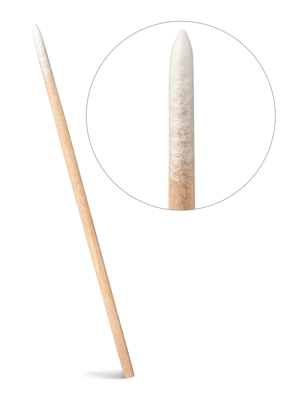 ХЛОПОК | деревянные палочки с заостренным кончиком из хлопка 100шт.