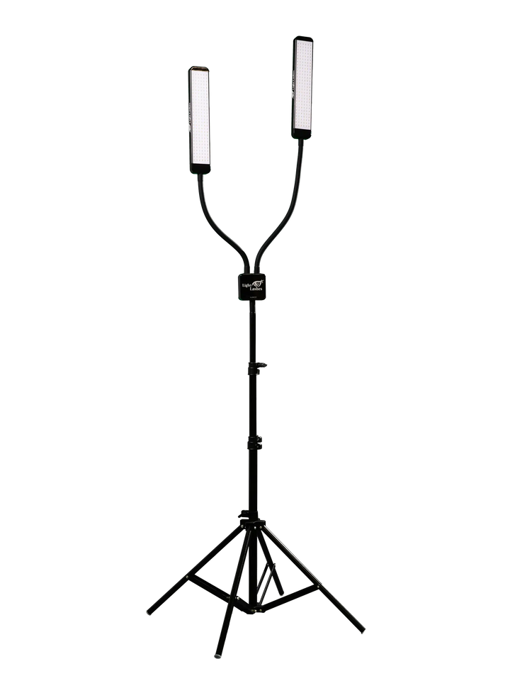 REVOLUTION X SPARKLE EDITION | lampada a LED personalizzata con due bracci flessibili