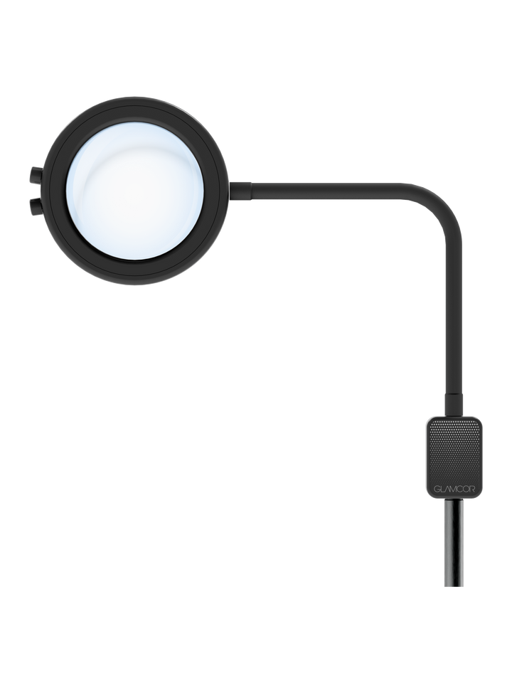 SATURN | Personalized LED Lamp with Magnifying Glass + Table Clamp