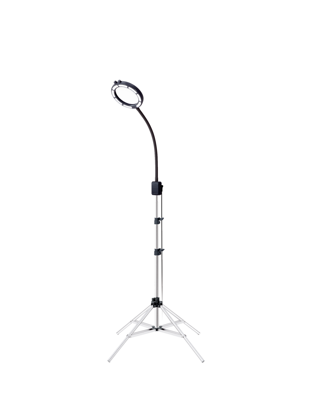 SATURN | Personalized LED lamp with magnifying glass + aluminum telescopic stand