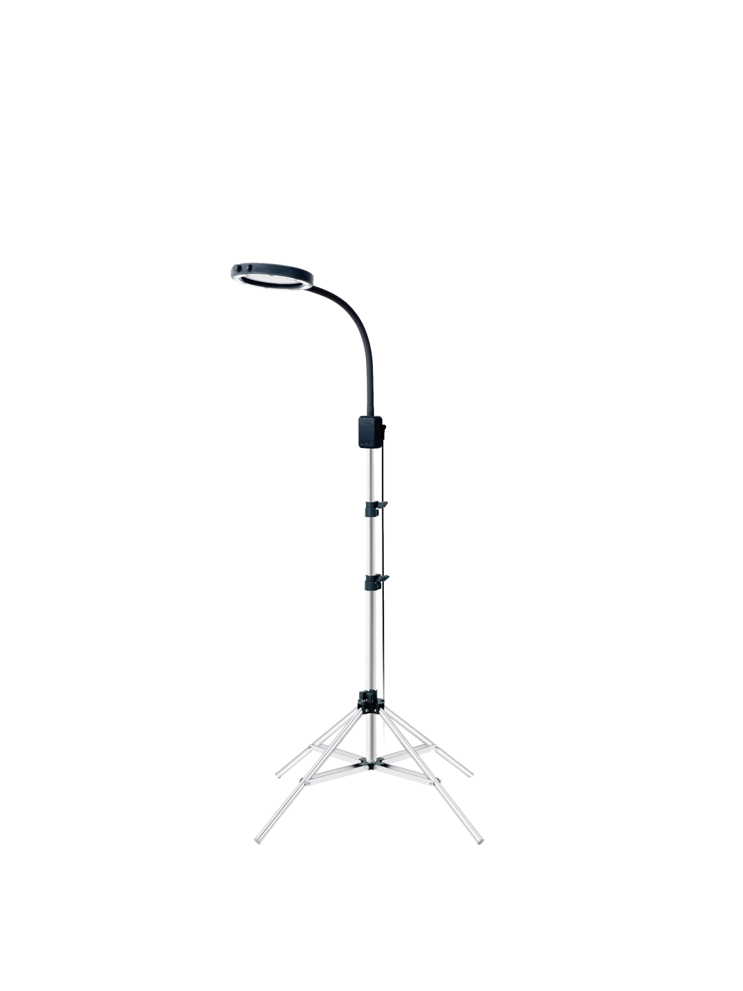 SATURN | Personalized LED lamp with magnifying glass + aluminum telescopic stand