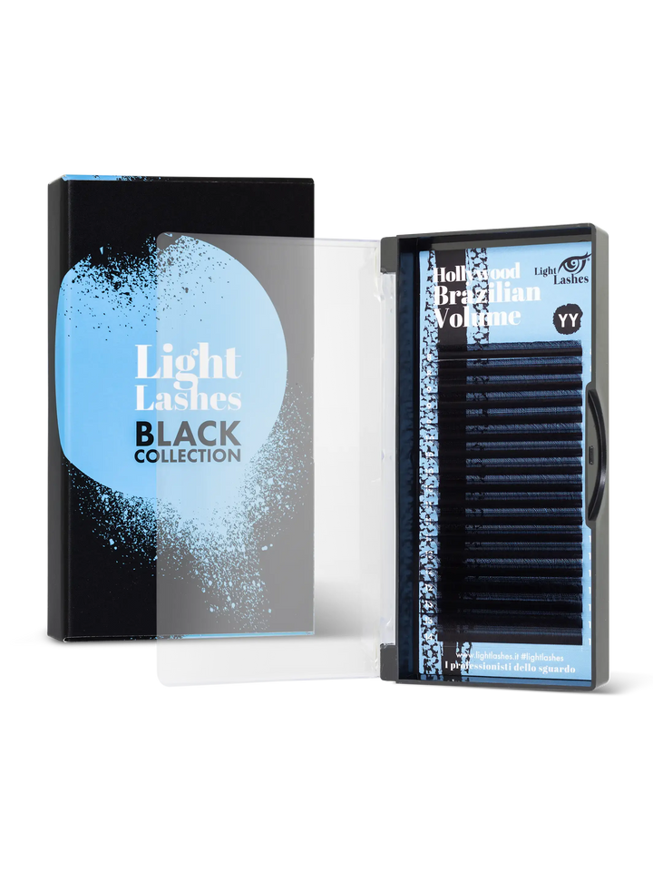 HOLLYWOOD BRAZILIAN VOLUME YY L-curl | Black Collection 20 strisce