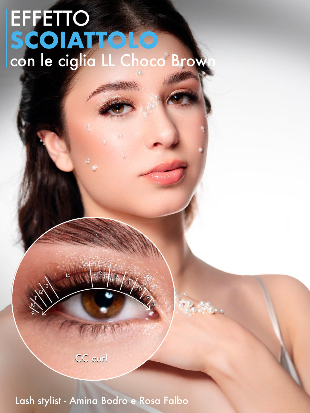 CHOCO BROWN CC-curl | Color Explosion 18 strisce