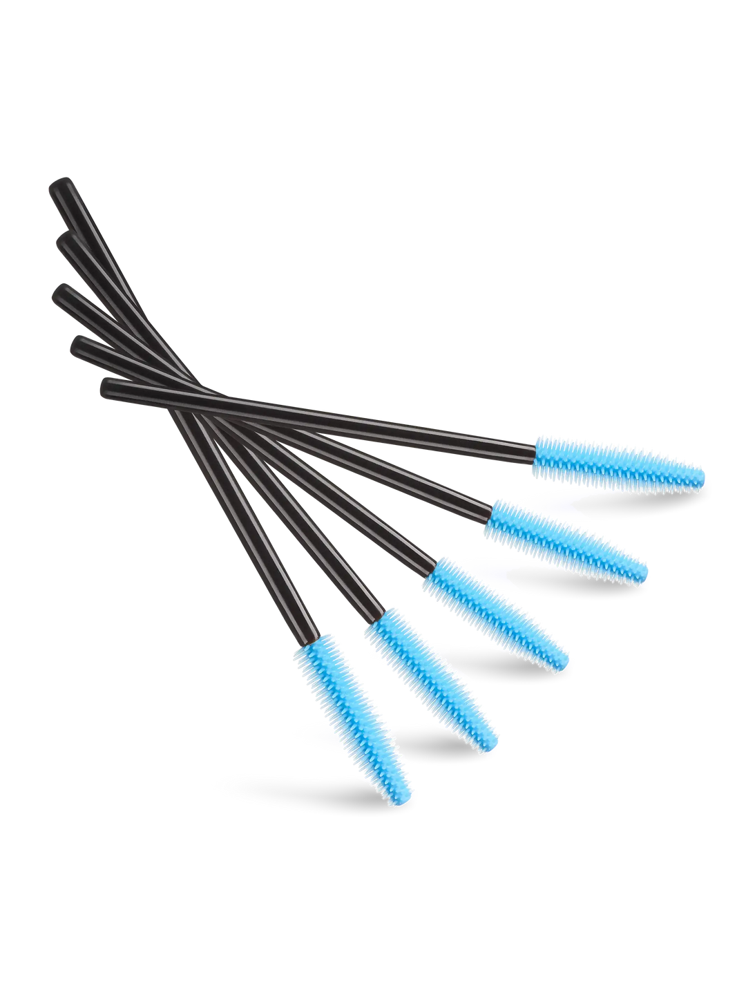 SILICONE MASCARA BRUSHES | blue color 50pcs